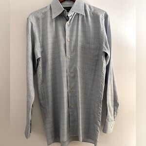 Ermenegildo Zegna Shirts Men’s size M, light blue perfect with a suit or jeans.